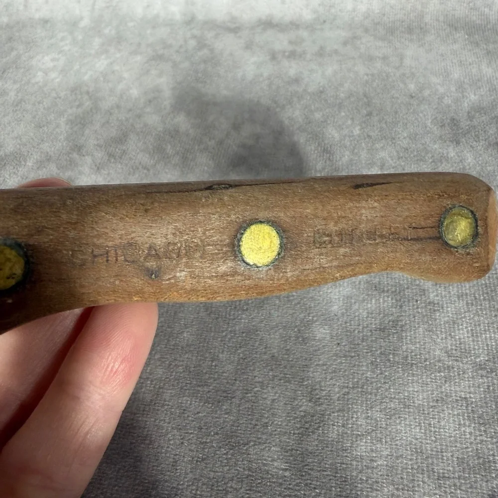 Vtg Chicago Cutlery Utility Boning Knife Wood Handle 5